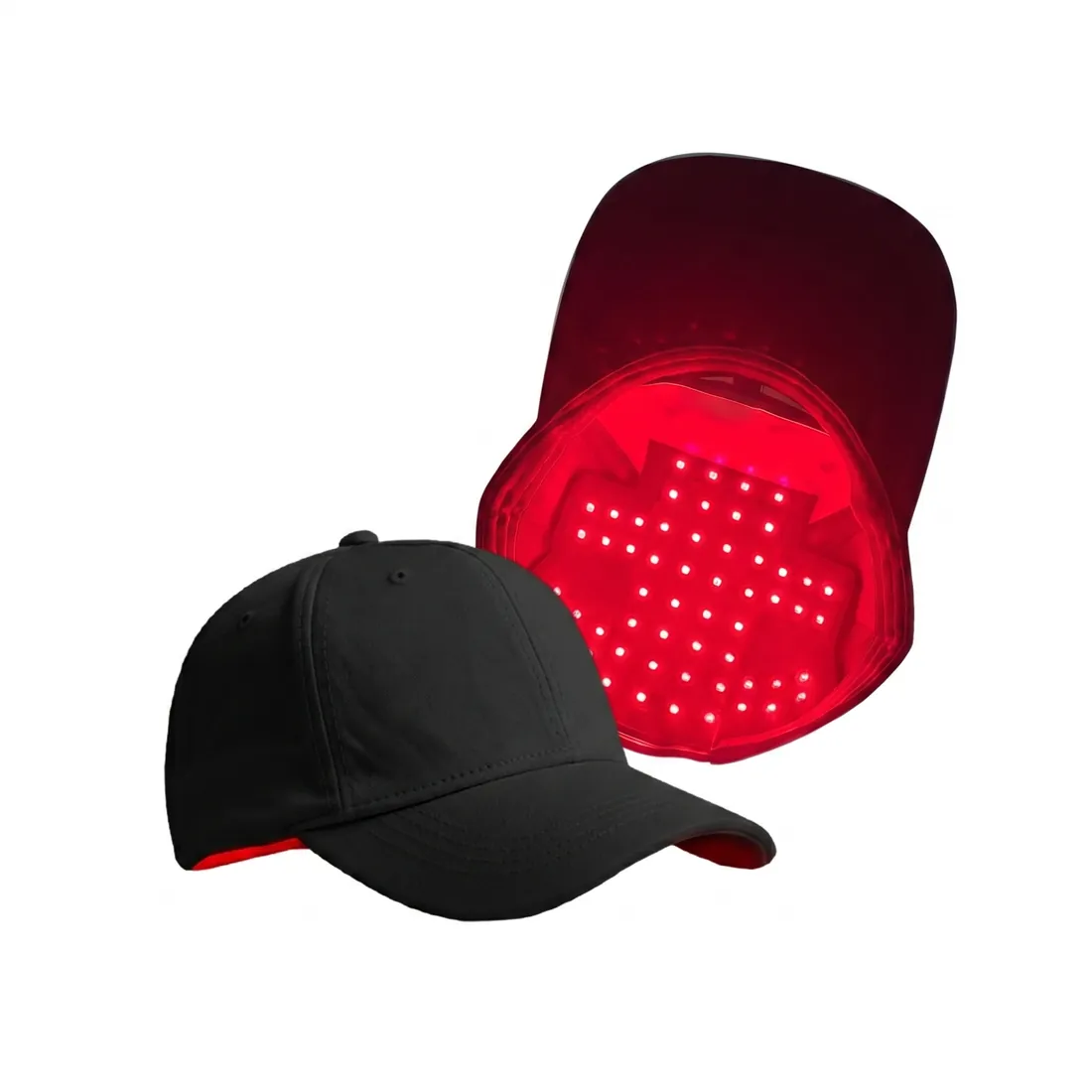 Gorra RedLume con luz roja LED